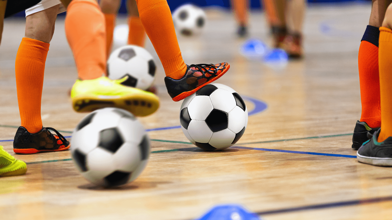 Students engaged in active sport sessions