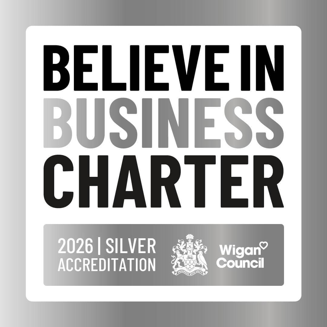 Wigan Council Believe in Business Charter Silver Accreditation